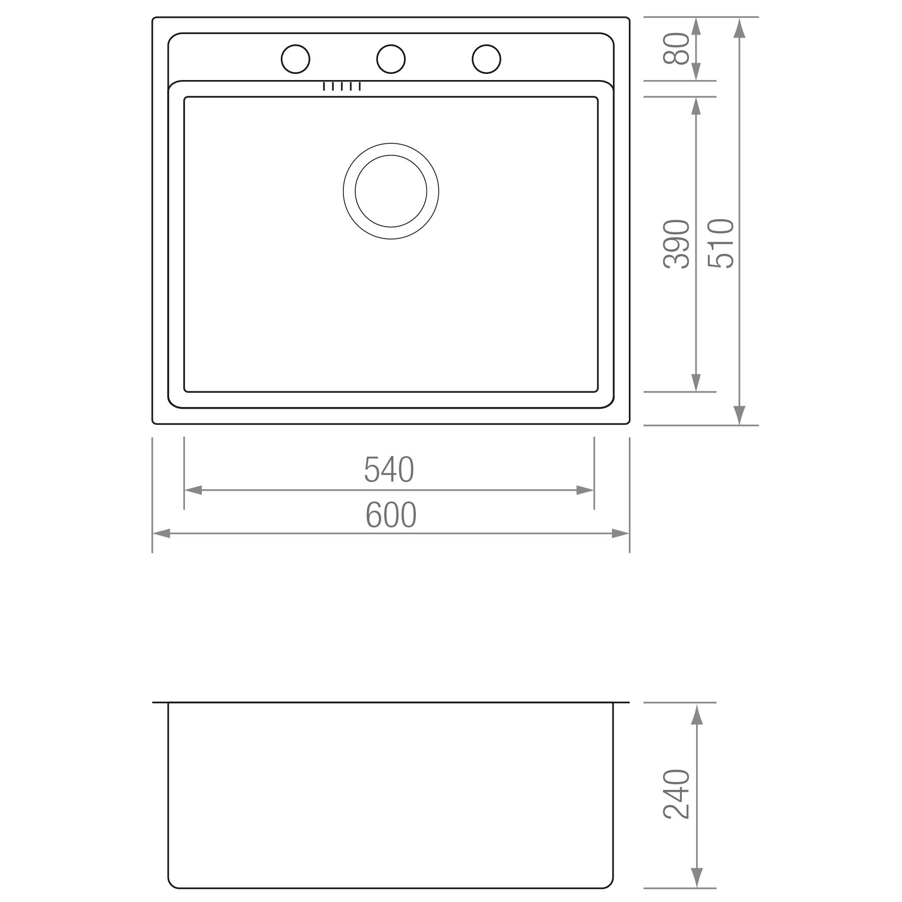 CUBETA GRT 60 BLANCO