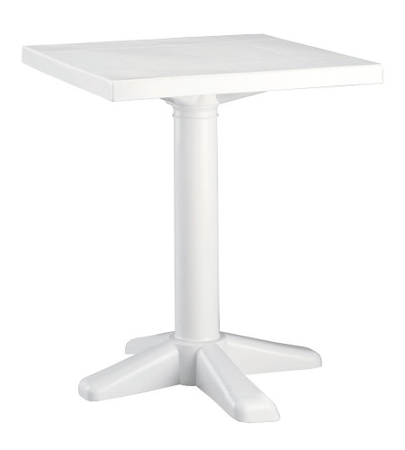 MESA ESCULAPI 70X70 BLANCA