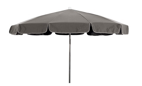 PARASOL 2 M. ALU 28/32 GRIS
