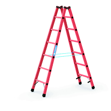 ESCALERA FIBRA TIJERA 2X14