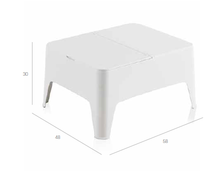 MESA AUXILIAR ALASKA BLANCA