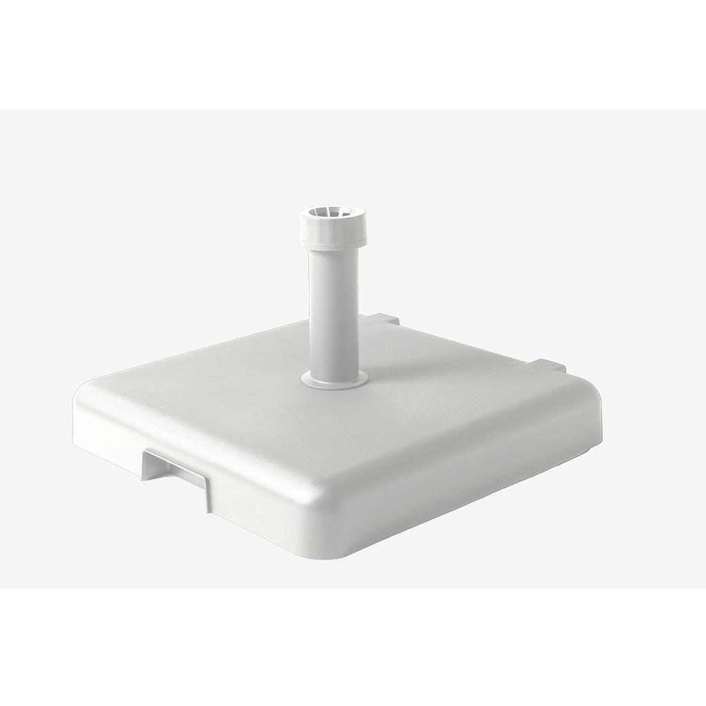 BASE PARASOL SQUARE BLANCA 30KGS
